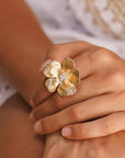Ring Anemone Gold Crystal - Dahlströms Guld