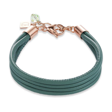 Armband Nappa Leather Green (021930 0532) - Dahlströms Guld