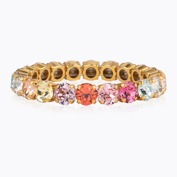 Gia Stud Armband Gold/ Pastel Rainbow Combo - Dahlströms Guld