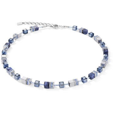 Halsband Geocube® Sodalite & Haematite Blue (401710 0700) - Dahlströms Guld
