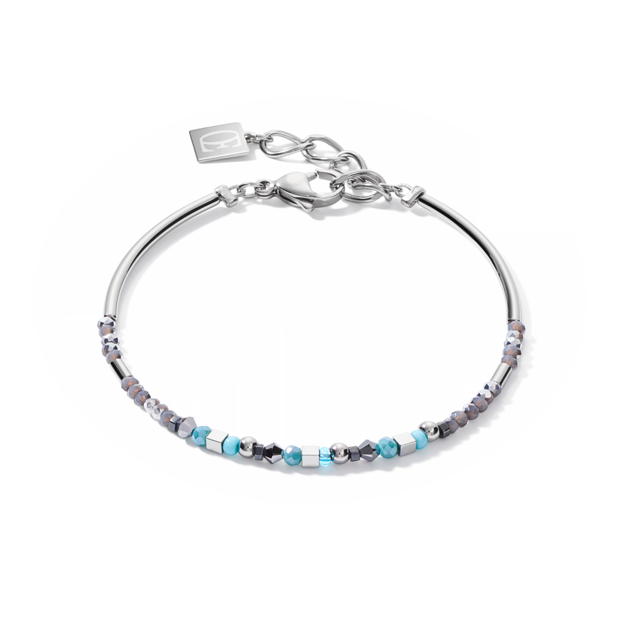 Armband Pendant Curvy Triangle Aqua (503230 2000) - Dahlströms Guld