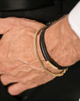 Armband Iggy Small Br GunMetal - Dahlströms Guld