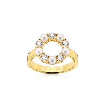 Ring Biella Perla SJ-R2432-PCZ-YG