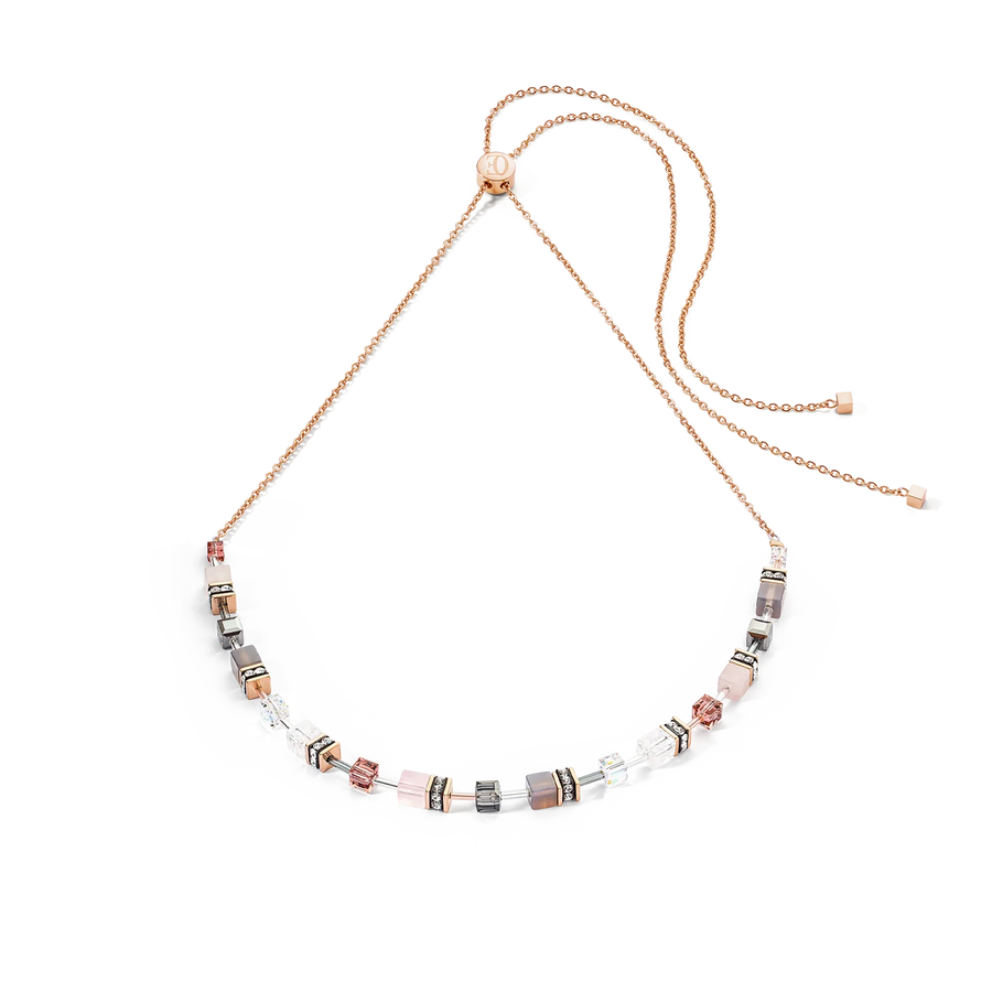 Halsband Geocube® GeoCUBE® Iconic Nature Chain necklace rose (303510 1912)