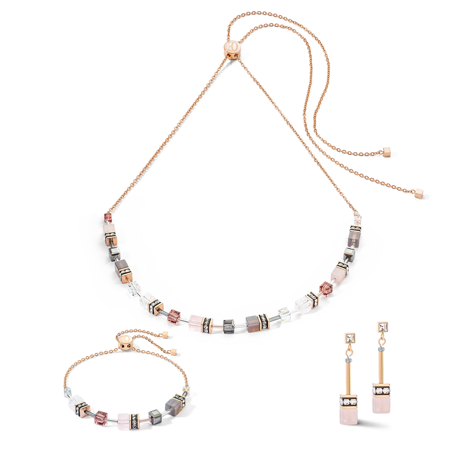 Halsband Geocube® GeoCUBE® Iconic Nature Chain necklace rose (303510 1912)