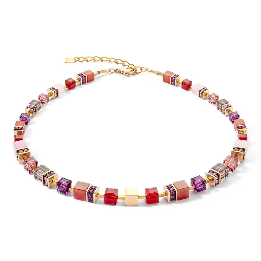 Halsband Gold/red 303910 3016