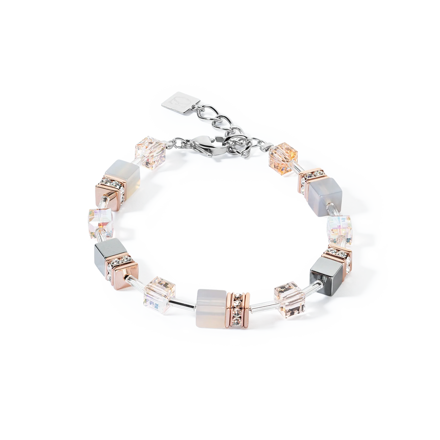 Armband Geocube® Iconic Precious rose gold-peach 401730 0235