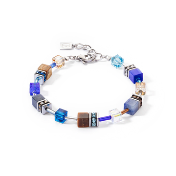 Armband Geocube® Iconic Precious bracelet blue-brown (490530 0711)