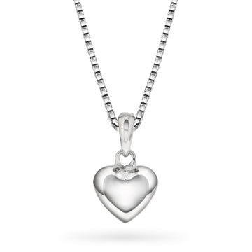 Halsband Silver Hjärta 64003