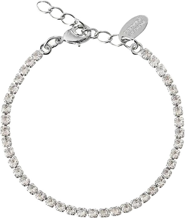 Armband Mini Zara Rhodium/Crystal