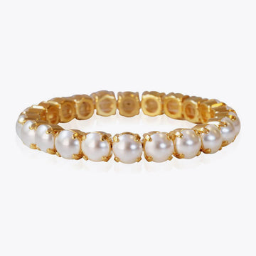 Armband Gia Stud Gold Pearl