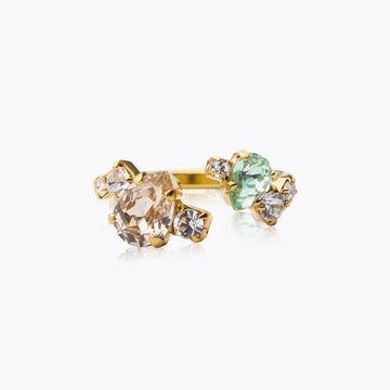 Ring Vivi Gold Chrysolite Light Silk