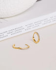 Örhängen Shiny Gold Hoops Medium Mo586 - Dahlströms Guld