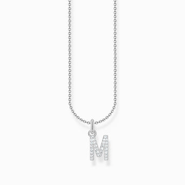 Halsband silver bokstav M KE2252-051-14