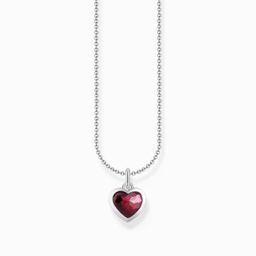 Halsband silver hjärta KE2268-051-10
