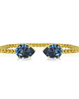 Armband Mini Drop Gold Denim Blue - Dahlströms Guld