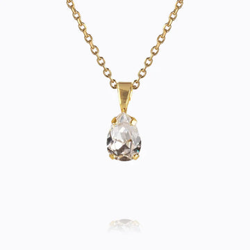 Halsband Petite Drop Gold Crystal