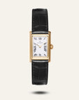 Klocka Timeless Black Leather Gold Mb0245