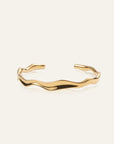 Armband Wavy bolded cuff Gold MB0173