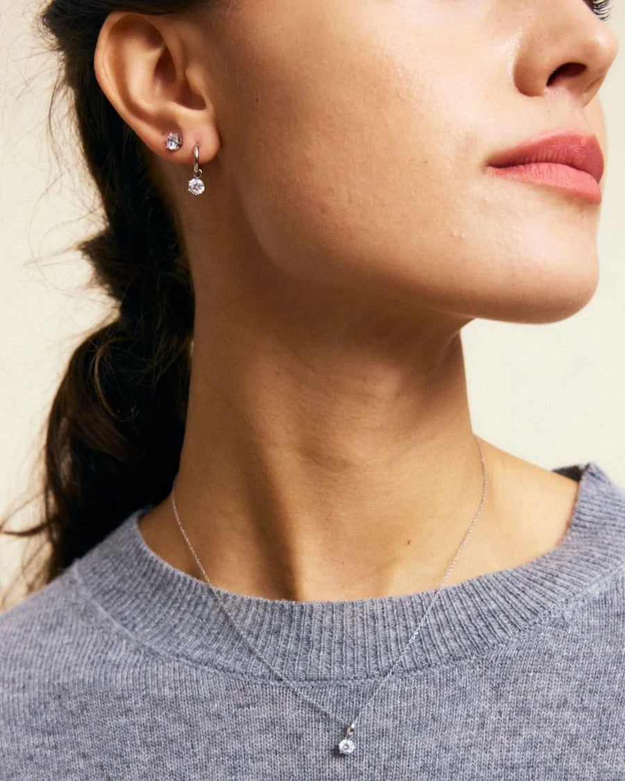 Örhängen Crown Studs Steel