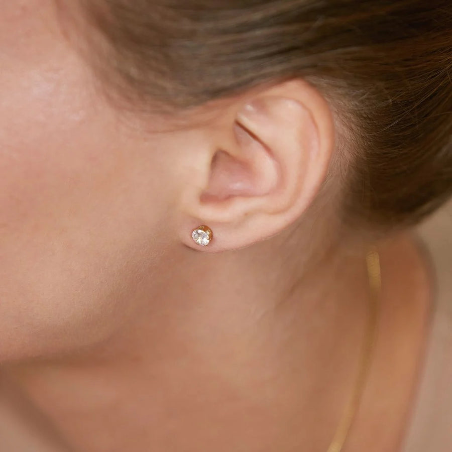 Örhängen Crown Studs Gold