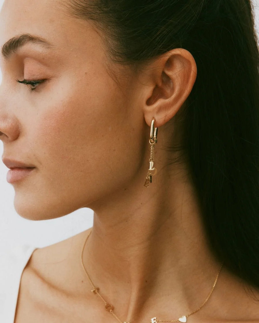 Örhängen Love Note Hoops Gold