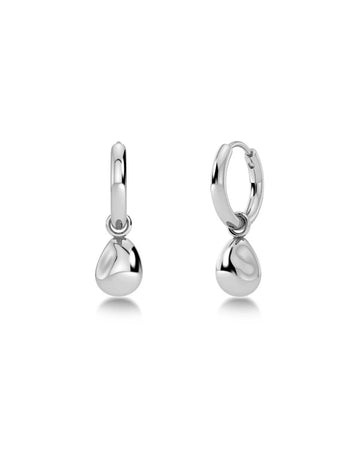 Örhängen Lulu Hoops Steel