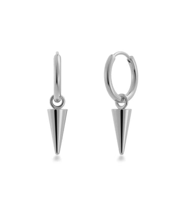 Örhängen Peak Hoops Mini Steel