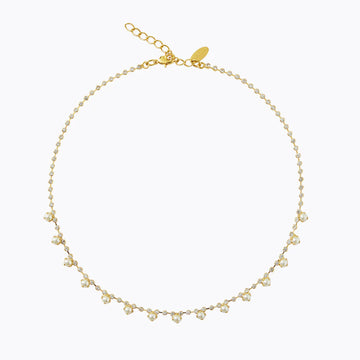 Halsband Lily Gold Pearl