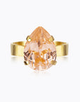 Ring Mini Drop Gold Light Peach