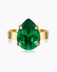 Ring Mini Drop Gold Majestic Green