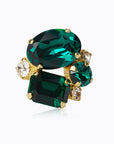 Ring Mini Carolina Gold Emerald - Dahlströms Guld