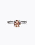 Ring Natti Rhodium Light Peach