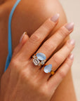 Ring Mini Carolina Gold Sky Combo