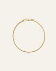 Snake Chain Bracelet Gold Mo576 - Dahlströms Guld