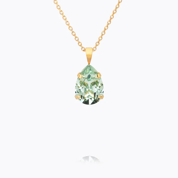 Mini Drop Halsband Gold / Chrysolite