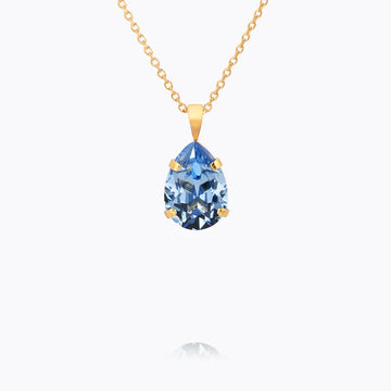 Mini Drop Halsband Gold / Light Sapphire