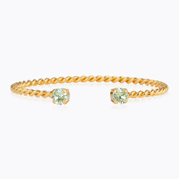Mini Twisted Armband Gold / Chrysolite - Dahlströms Guld