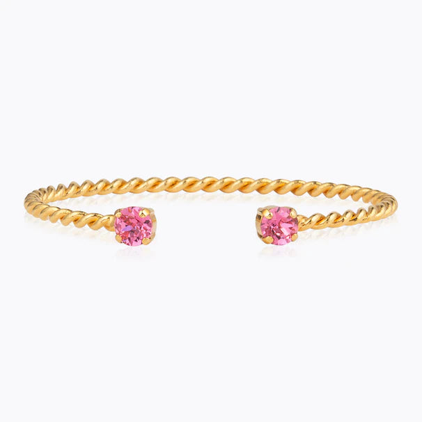Mini Twisted Armband Gold / Rose - Dahlströms Guld