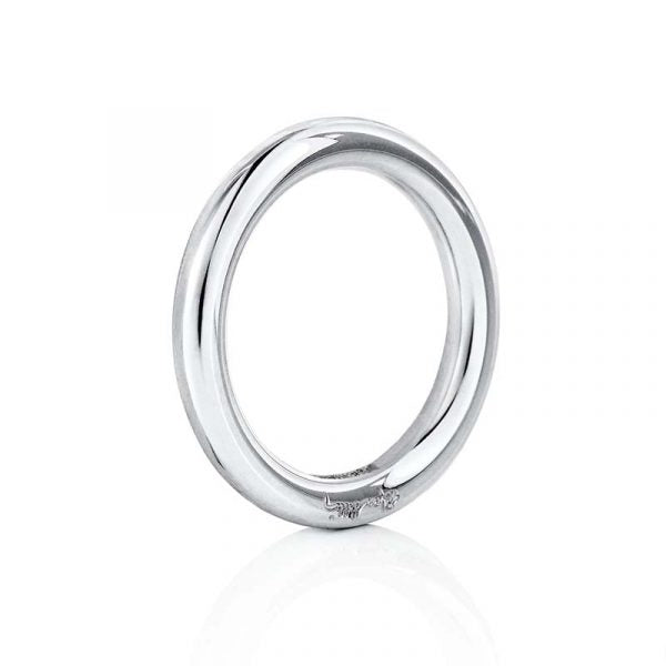 Ring One Love Thin Silver