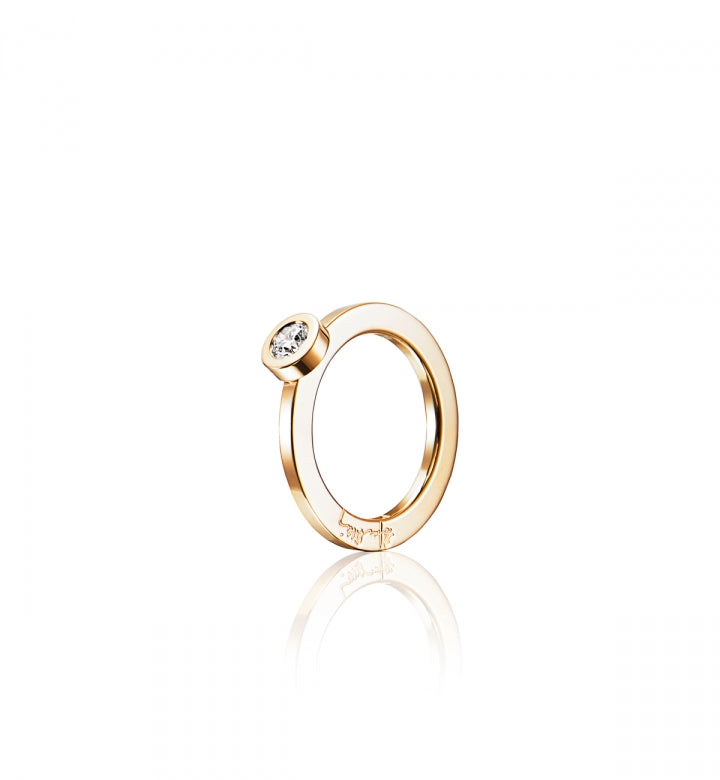 Ring The Wedding Thin 0.30 Ct - Dahlströms Guld