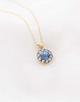Halsband Sofia Royal Blue (Gold) 40226