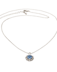 Halsband Sofia Light Sapphire (Silver) 40246 - Dahlströms Guld