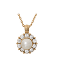 Halsband Sofia Pearl Ivory 40258 - Dahlströms Guld