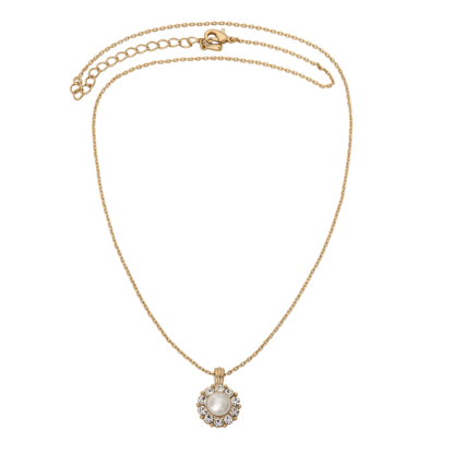 Halsband Sofia Pearl Ivory 40258 - Dahlströms Guld