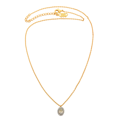 Halsband Petite Moon Silverhade 40721 - Dahlströms Guld