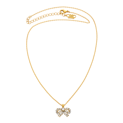 Halsband Petite Antoinette Bow Gold 40862