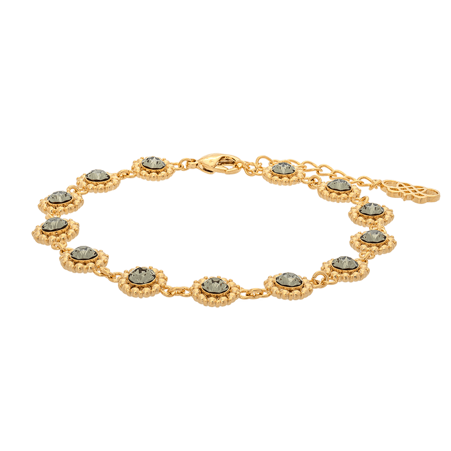 Armband Petite Kate Black Diamond 50786 - Dahlströms Guld