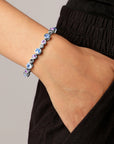 Teresia Armband Ss Light Blue/Violet