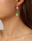 Cornelia Earring Sg Rose/Green